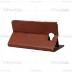 کیف طرح چرم بلک بری Leather Cover For BlackBerry Priv