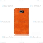 کیف طرح چرم بلک بری Leather Cover For BlackBerry Priv