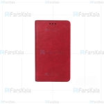 کیف طرح چرم بلک بری Leather Cover For BlackBerry Priv