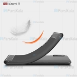 قاب محافظ ژله ای شیائومی Fiber Carbon Rugged Armor Case For Xiaomi Mi 9