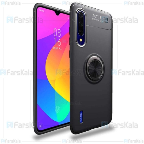 قاب ژله ای طرح چرم انگشتی شیائومی Becation A.F Magnetic Ring For Xiaomi Mi CC9