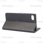 کیف طرح چرم بلک بری Leather Cover For BlackBerry Motion
