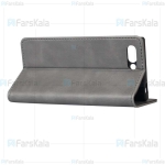 کیف طرح چرم بلک بری Leather Cover For BlackBerry Key2