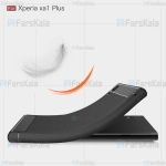 قاب محافظ ژله ای سونی Fiber Carbon Rugged Armor Case For Sony Xperia XA1 Plus