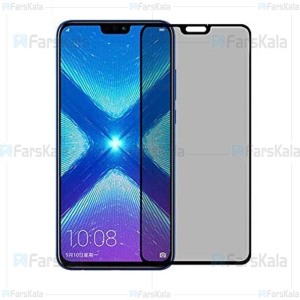 محافظ صفحه نمایش حریم شخصی تمام چسب با پوشش کامل Privacy Full Screen Protector For Huawei Honor 8X