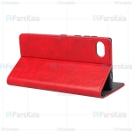 کیف طرح چرم بلک بری Leather Cover For BlackBerry Motion