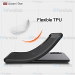 قاب محافظ ژله ای شیائومی Fiber Carbon Rugged Armor Case For Xiaomi Mi 9 SE