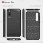 قاب محافظ ژله ای شیائومی Fiber Carbon Rugged Armor Case For Xiaomi Mi 9 SE
