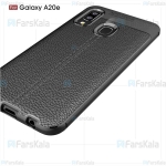قاب ژله ای طرح چرم سامسونگ Auto Focus Jelly Case Samsung Galaxy A20e