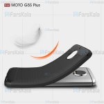 قاب محافظ ژله ای موتورولا Fiber Carbon Rugged Armor Case For Motorola Moto G5S Plus