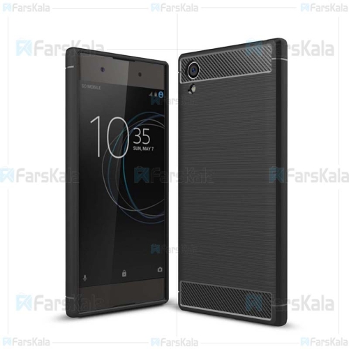 قاب محافظ ژله ای سونی Fiber Carbon Rugged Armor Case For Sony Xperia XA1 Plus