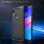 قاب محافظ ژله ای شیائومی Fiber Carbon Rugged Armor Case For Xiaomi Redmi 7