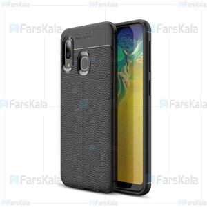 قاب ژله ای طرح چرم سامسونگ Auto Focus Jelly Case Samsung Galaxy A20e