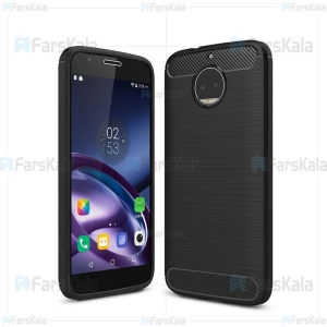 قاب محافظ ژله ای موتورولا Fiber Carbon Rugged Armor Case For Motorola Moto G5S Plus