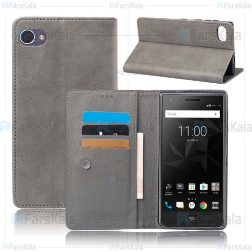کیف طرح چرم بلک بری Leather Cover For BlackBerry Motion