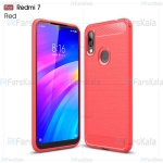قاب محافظ ژله ای شیائومی Fiber Carbon Rugged Armor Case For Xiaomi Redmi 7