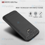 قاب محافظ ژله ای موتورولا Fiber Carbon Rugged Armor Case For Motorola Moto G5S Plus