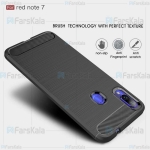 قاب محافظ ژله ای شیائومی Fiber Carbon Rugged Armor Case For Xiaomi Redmi Note 7 / Note 7 Pro