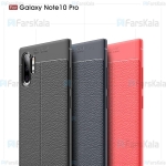 قاب ژله ای طرح چرم سامسونگ Auto Focus Jelly Case For Samsung Galaxy Note 10 Plus