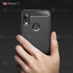 قاب محافظ ژله ای شیائومی Fiber Carbon Rugged Armor Case For Xiaomi Redmi 7