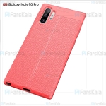 قاب ژله ای طرح چرم سامسونگ Auto Focus Jelly Case For Samsung Galaxy Note 10 Plus