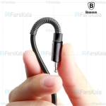 کابل شارژ و انتقال داده لایتنینگ تلفنی بیسوس Baseus Double Spring Lightning Cable 1.2M