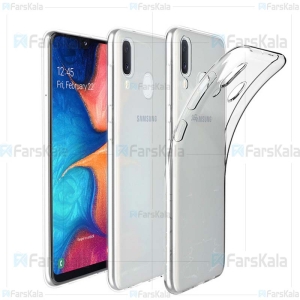 قاب محافظ ژله ای سامسونگ Clear Jelly Case For Samsung Galaxy A20e
