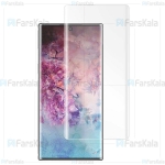 محافظ صفحه شیشه ای تمام صفحه و خمیده یو وی سامسونگ UV Full Glass Screen Protector Samsung Galaxy Note 10 Plus