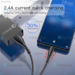 کابل میکرو یو اس بی یسیدو با توان 2.4 آمپر Yesido CA26 Micro USB Cable