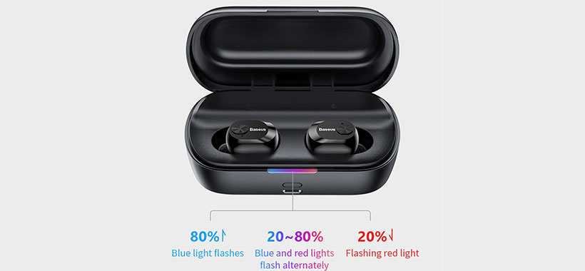 هندزفری بلوتوث بیسوس Baseus Encok W01 TWS Bluetooth Earphone