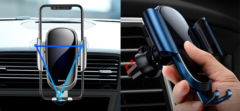 پایه نگهدارنده گوشی بیسوس Baseus Future Gravity Car Mount