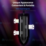 کابل مگنتی سه کاره راک ROCK G1 3 In 1 Magnetic Cable