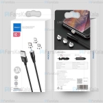 کابل مگنتی سه کاره راک ROCK G1 3 In 1 Magnetic Cable