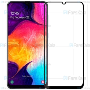 محافظ صفحه نمایش تمام چسب با پوشش کامل سامسونگ Full Glass Screen Protector For Samsung Galaxy A20e