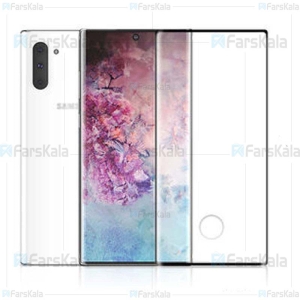 محافظ صفحه نمایش تمام چسب با پوشش کامل سامسونگ Full Glass Screen Protector For Samsung Galaxy Note 10