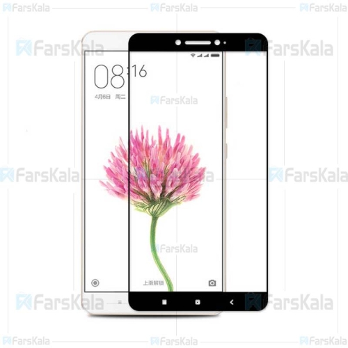 محافظ صفحه نمایش تمام چسب با پوشش کامل شیائومی Full Glass Screen Protector For Xiaomi Mi Max
