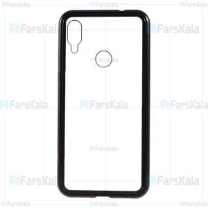 قاب محافظ مگنتی شیائومی Glass Magnetic 360 Case Xiaomi Redmi Note 7 / Note 7 Pro
