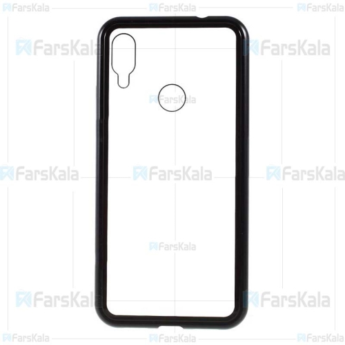 قاب محافظ مگنتی شیائومی Glass Magnetic 360 Case Xiaomi Redmi Note 7 / Note 7 Pro