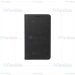 کیف طرح چرم بلک بری Leather Cover For BlackBerry KEY1 / DTEK70 / Mercury