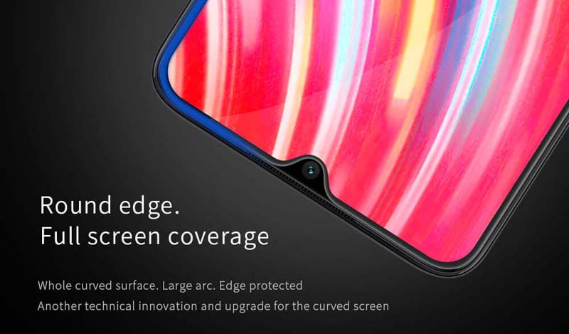 محافظ صفحه نمایش شیشه ای نیلکین شیائومی Nillkin XD CP+ Max Glass Xiaomi Redmi Note 8 Pro