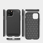 قاب محافظ ژله ای اپل Fiber Carbon Rugged Armor Case For Apple iPhone 11 Pro