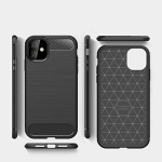 قاب محافظ ژله ای اپل Fiber Carbon Rugged Armor Case For Apple iPhone 11