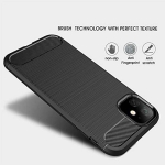 قاب محافظ ژله ای اپل Fiber Carbon Rugged Armor Case For Apple iPhone 11