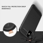 قاب محافظ ژله ای اپل Fiber Carbon Rugged Armor Case For Apple iPhone 11