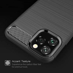 قاب محافظ ژله ای اپل Fiber Carbon Rugged Armor Case For Apple iPhone 11 Pro
