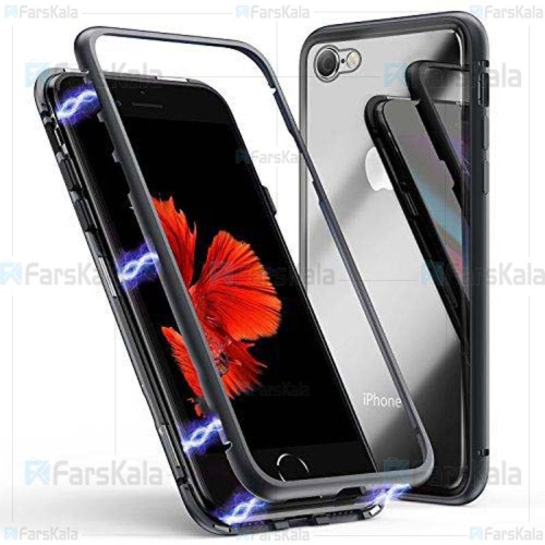 قاب محافظ مگنتی اپل Glass Magnetic 360 Case Apple iPhone 6 / 6S