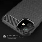 قاب محافظ ژله ای اپل Fiber Carbon Rugged Armor Case For Apple iPhone 11