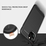 قاب محافظ ژله ای اپل Fiber Carbon Rugged Armor Case For Apple iPhone 11 Pro