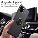 قاب ژله ای طرح چرم انگشتی اپل Becation A.F Magnetic Ring For Apple iPhone 11 Pro Max