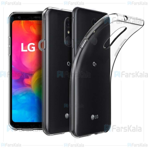 قاب محافظ ژله ای 5 گرمی ال جی Clear Jelly Case For LG Q7